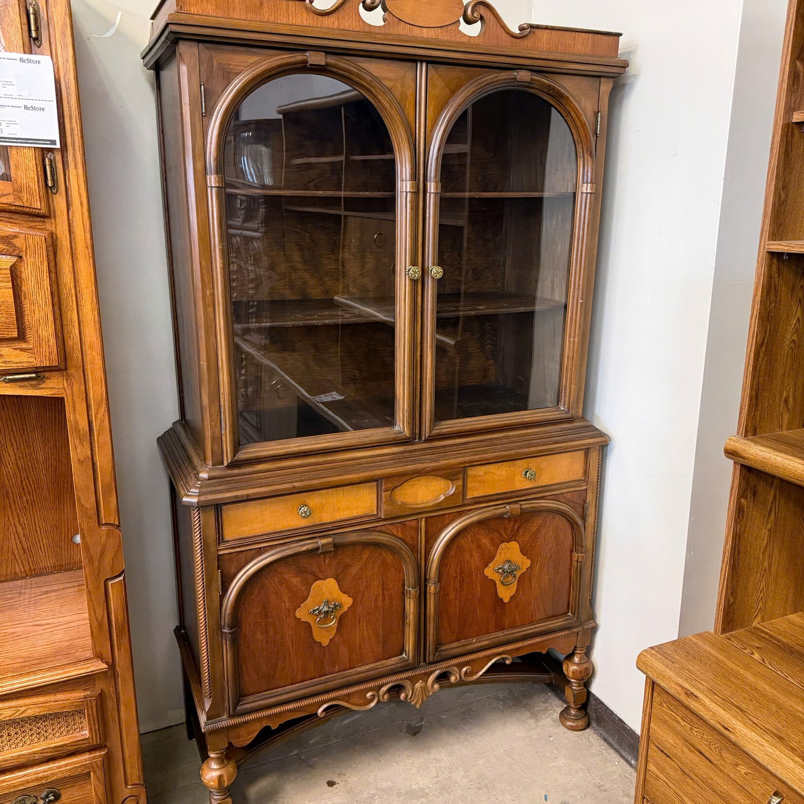 Antique China Cabinet/Hutch