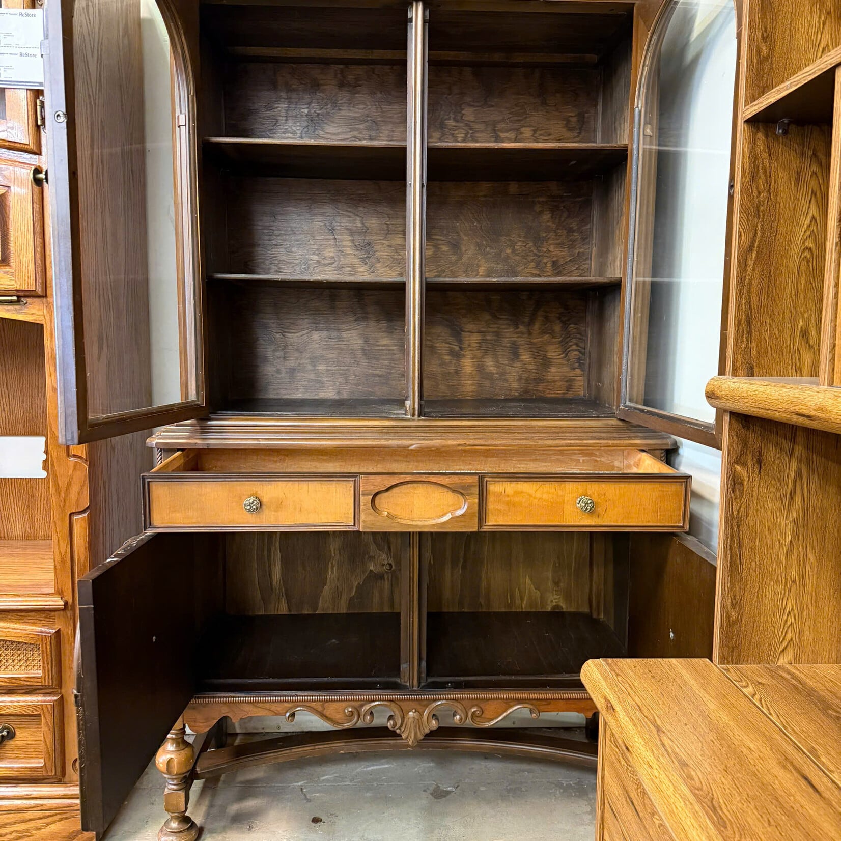 Antique China Cabinet/Hutch