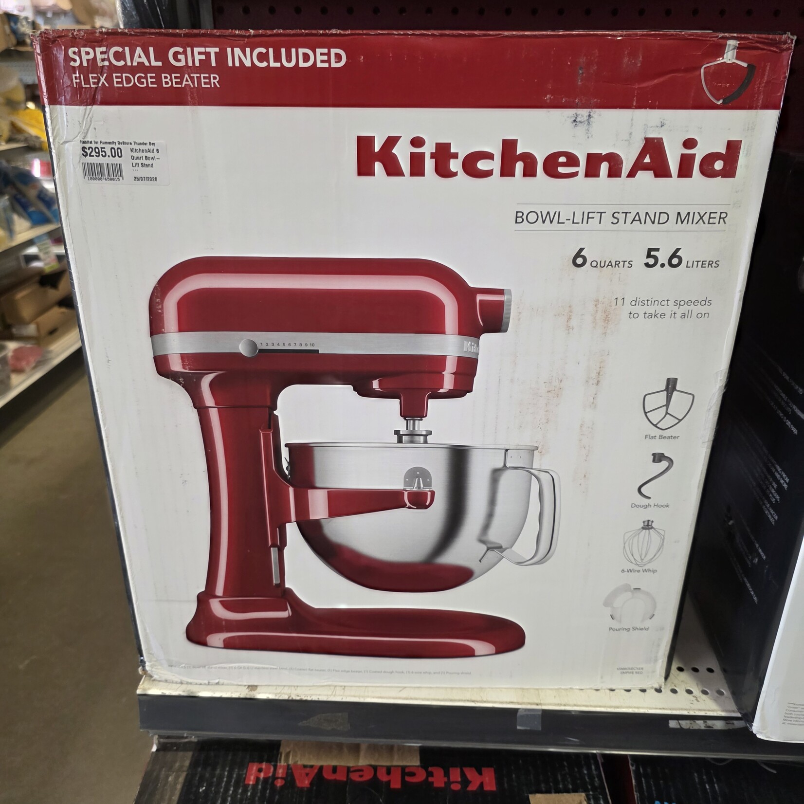 KitchenAid 6 Quart Bowl-Lift Stand Mixer