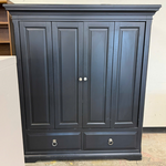 Grey TV Wardrobe with 2 Drawers
