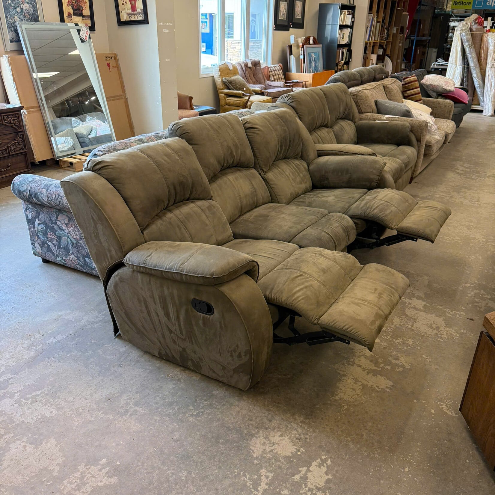 Olive Green Recliner Couch