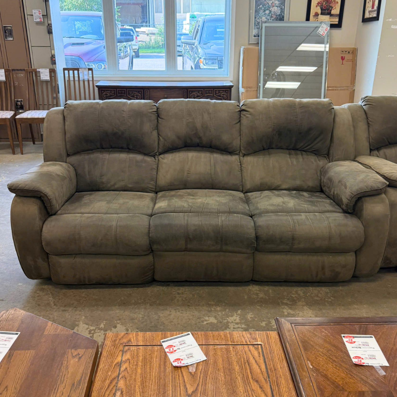 Olive Green Recliner Couch