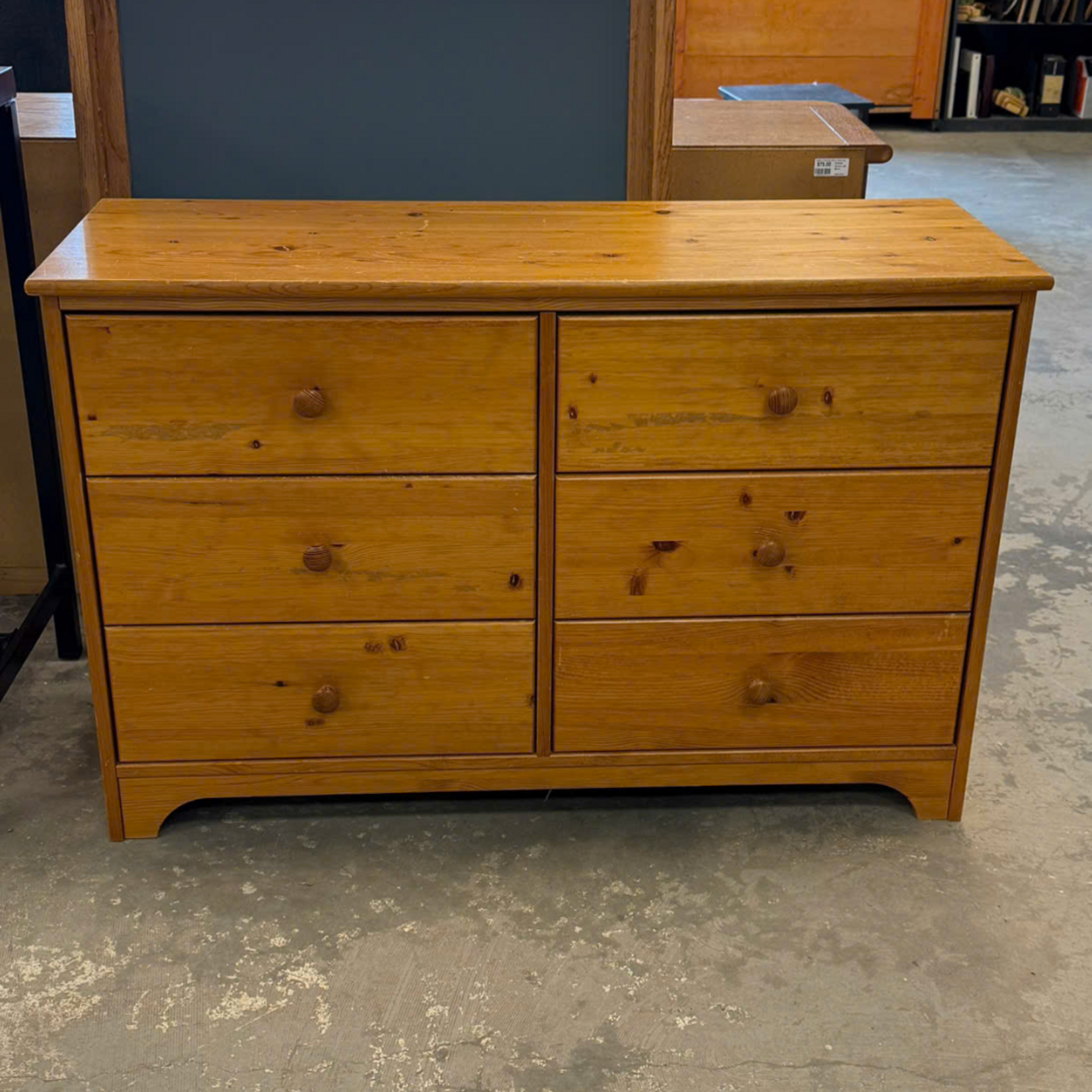 6 Drawer Pine Dresser