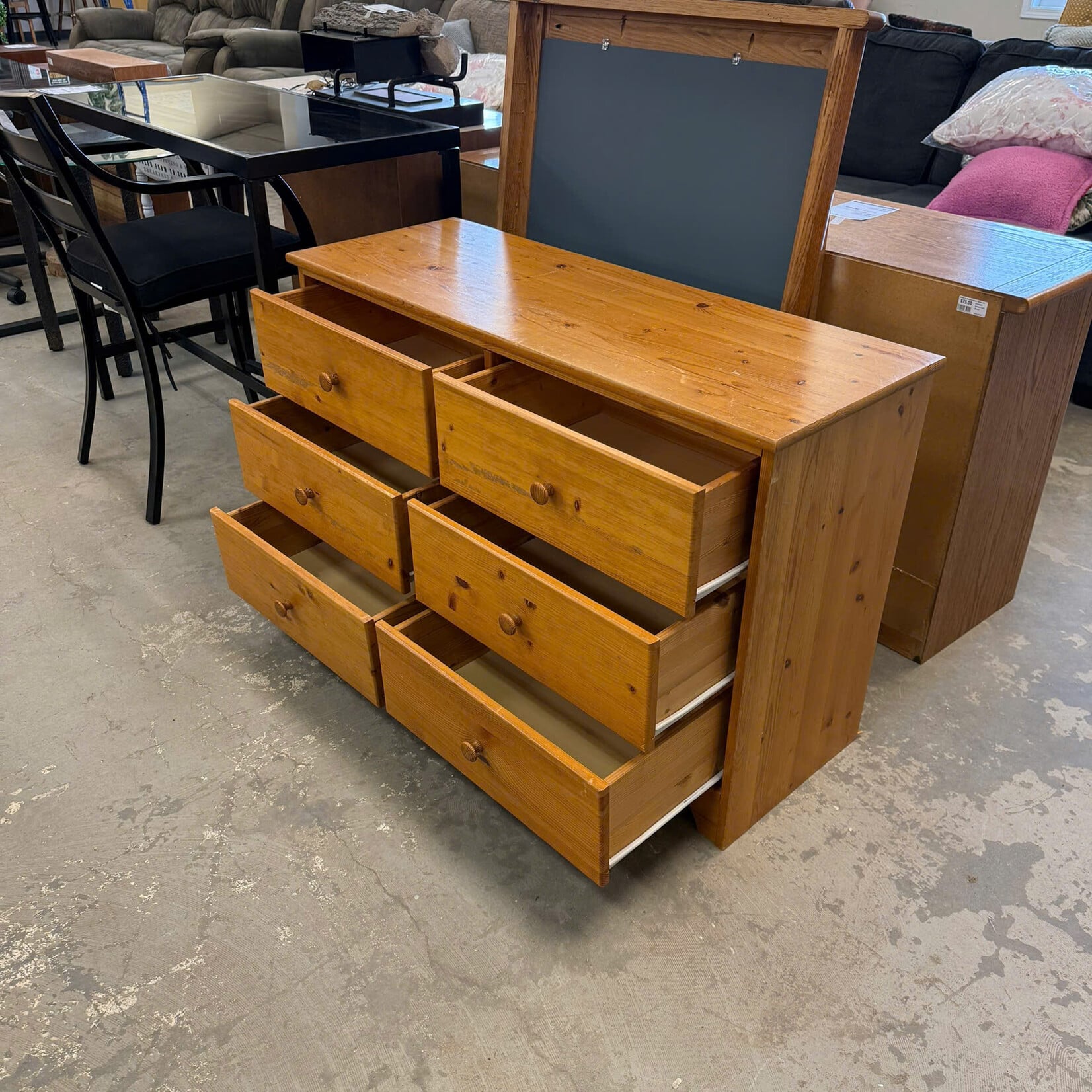 6 Drawer Pine Dresser