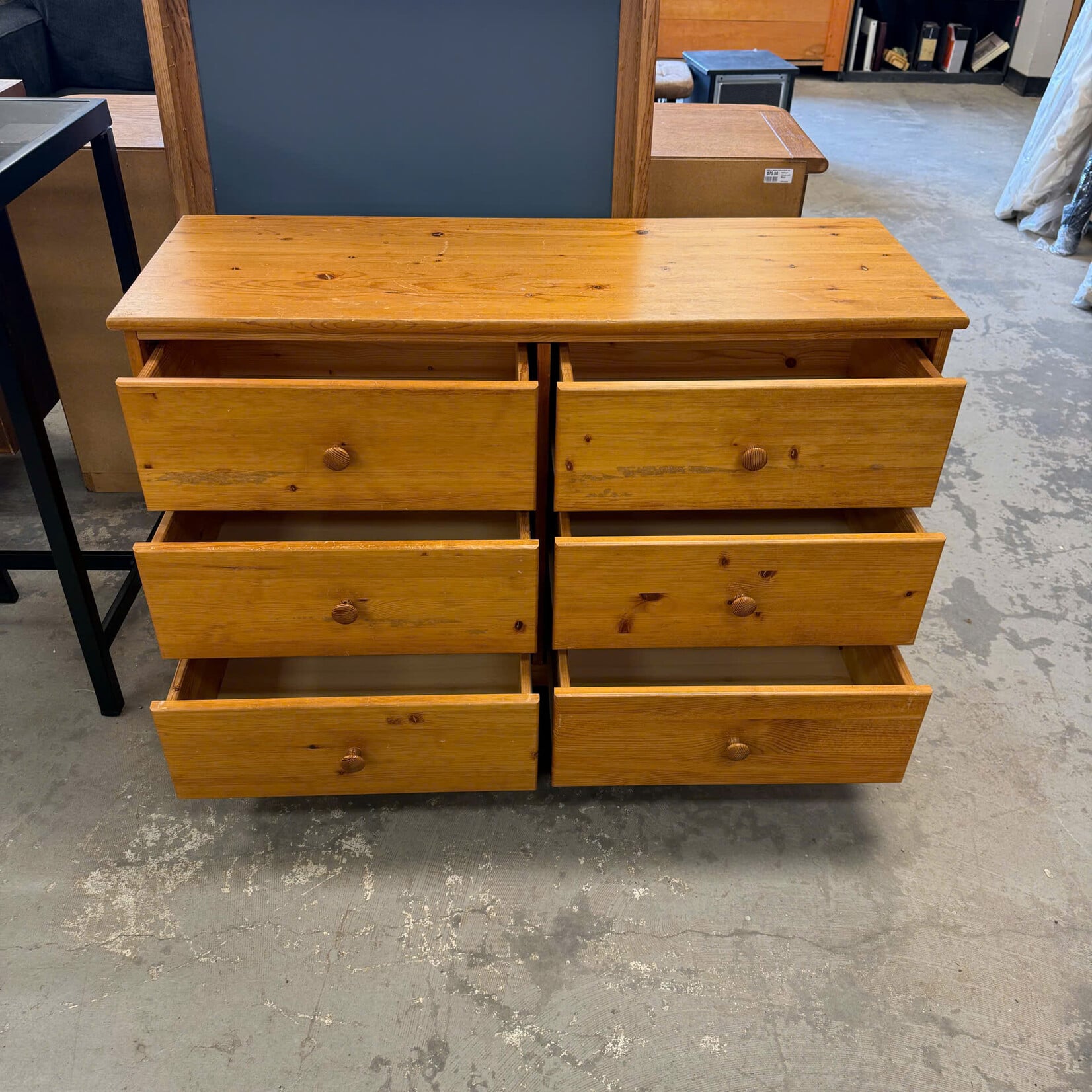 6 Drawer Pine Dresser