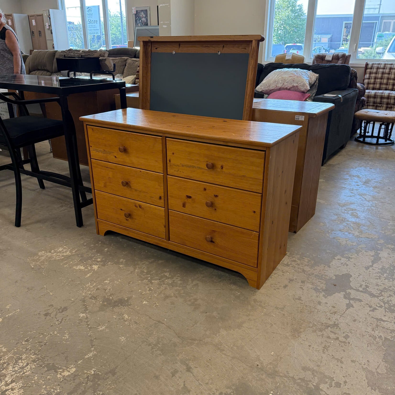 6 Drawer Pine Dresser