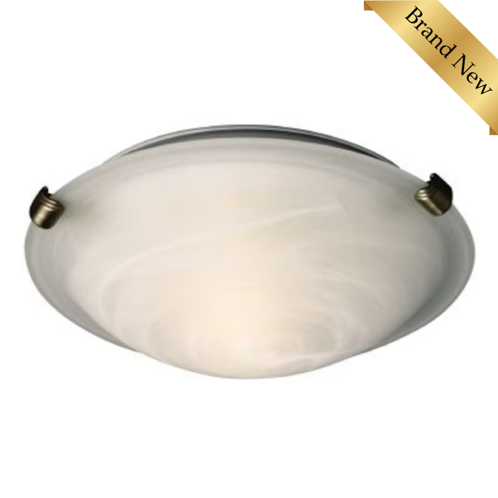 12 in 2 Light Flush Mount