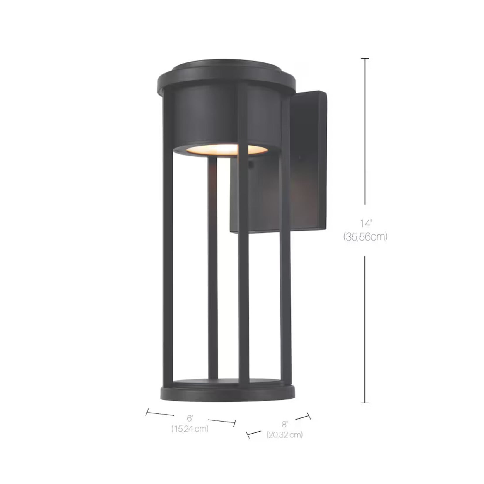 14" LED Outdoor Wall Sconce