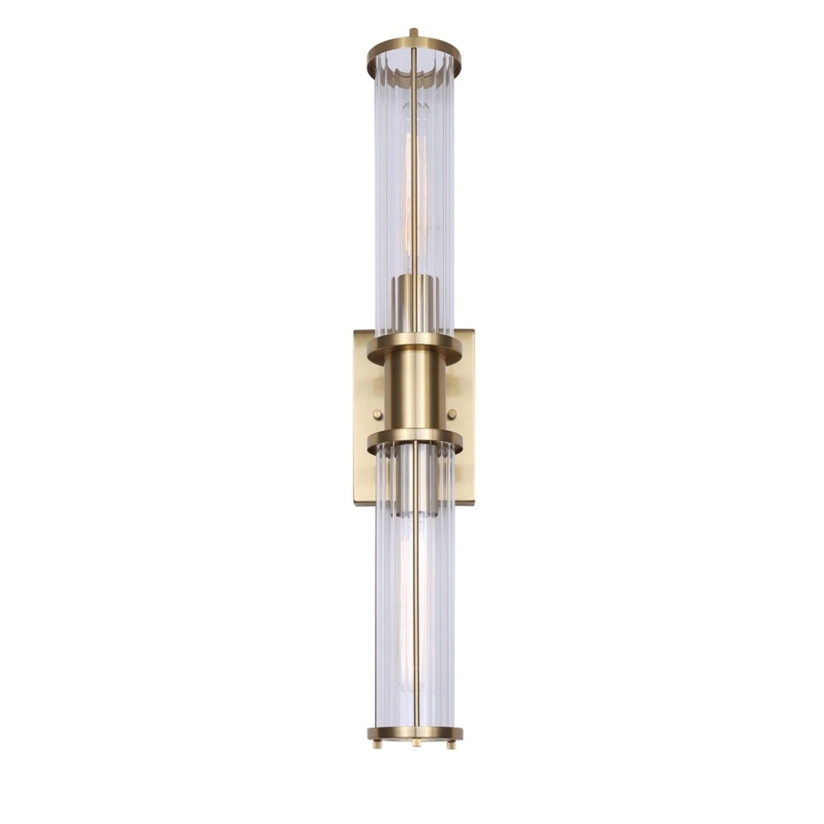 2-Light Vanity Fixture Gold