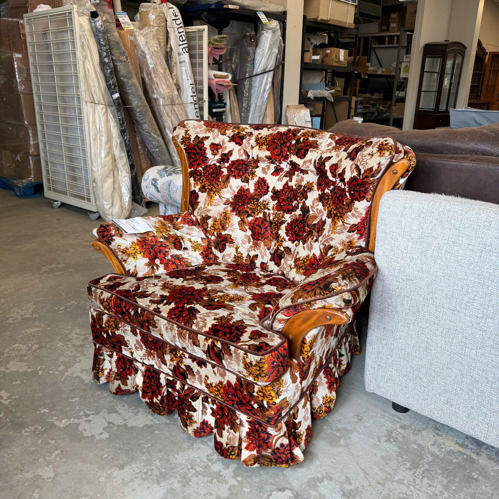 Floral Retro Chair