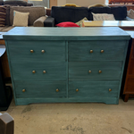 Light Blue 6 Drawer Dresser