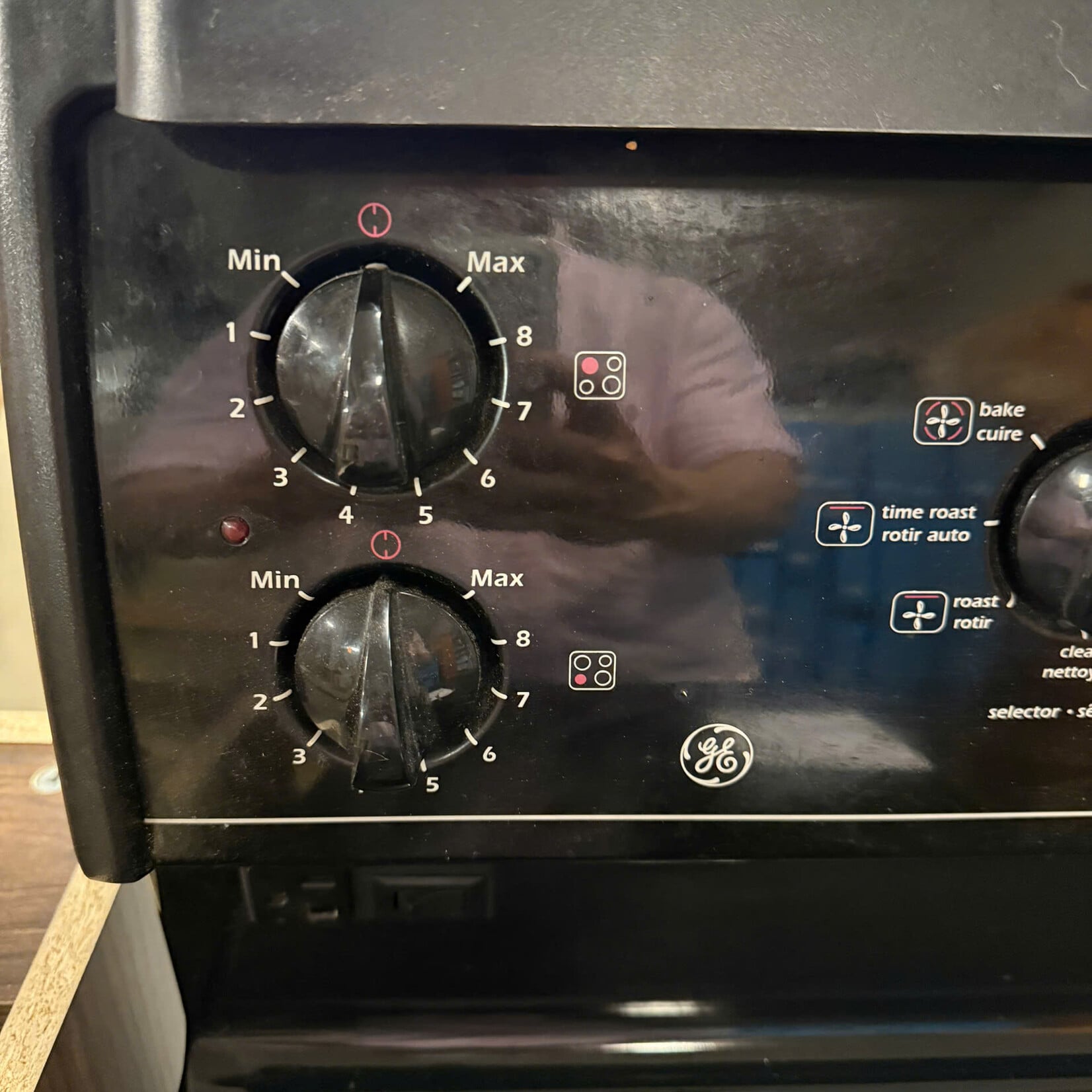 General Electric Black Stove