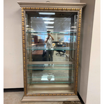 Gold Frame Glass Cabinet