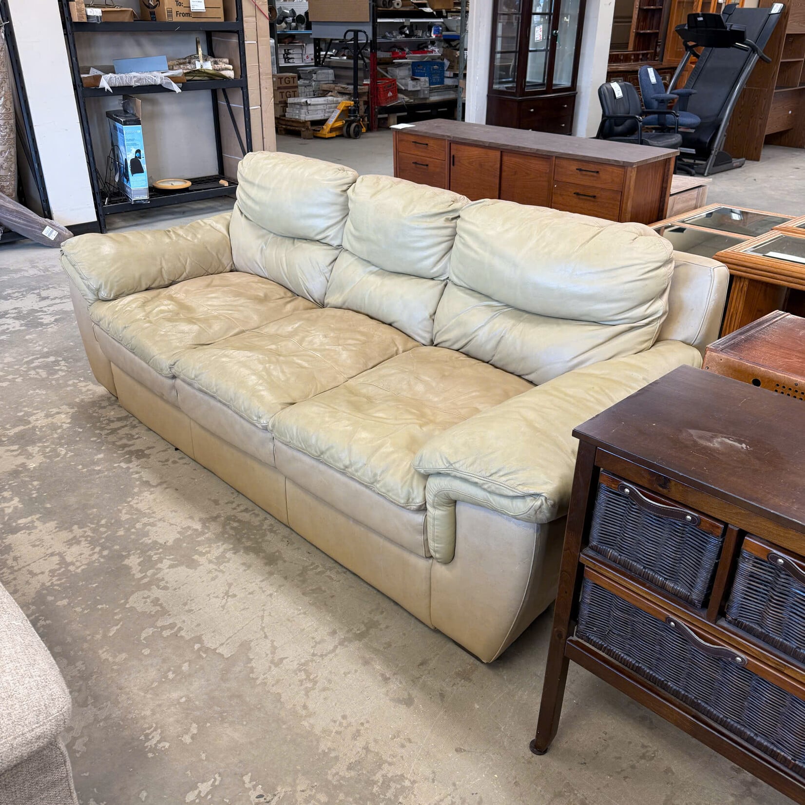 Tan Cosco Couch/Sofa