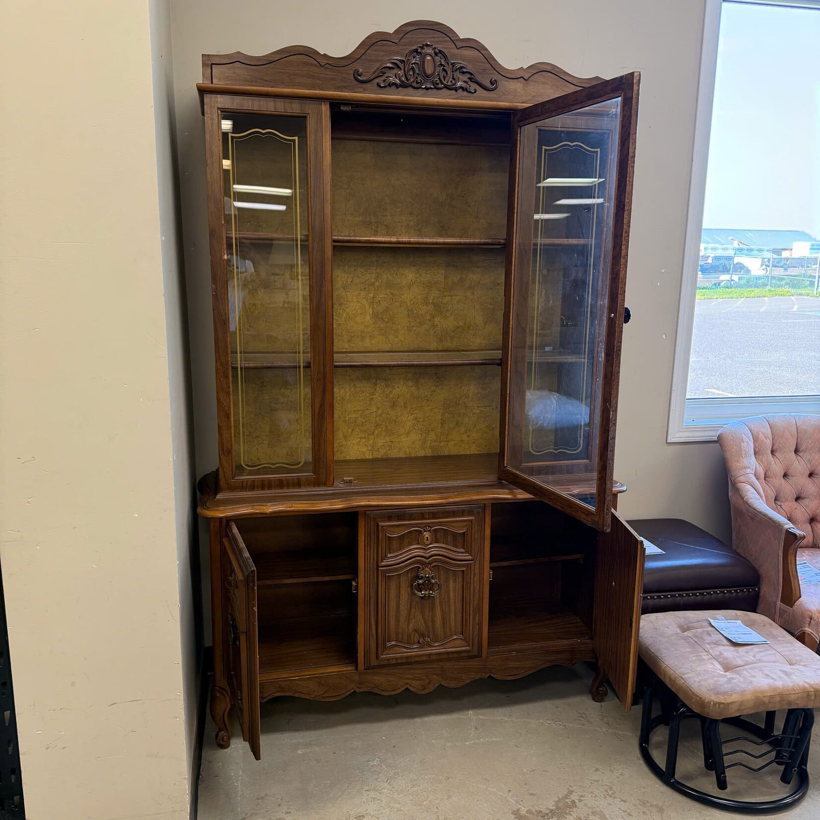 Wooden China Cabinet