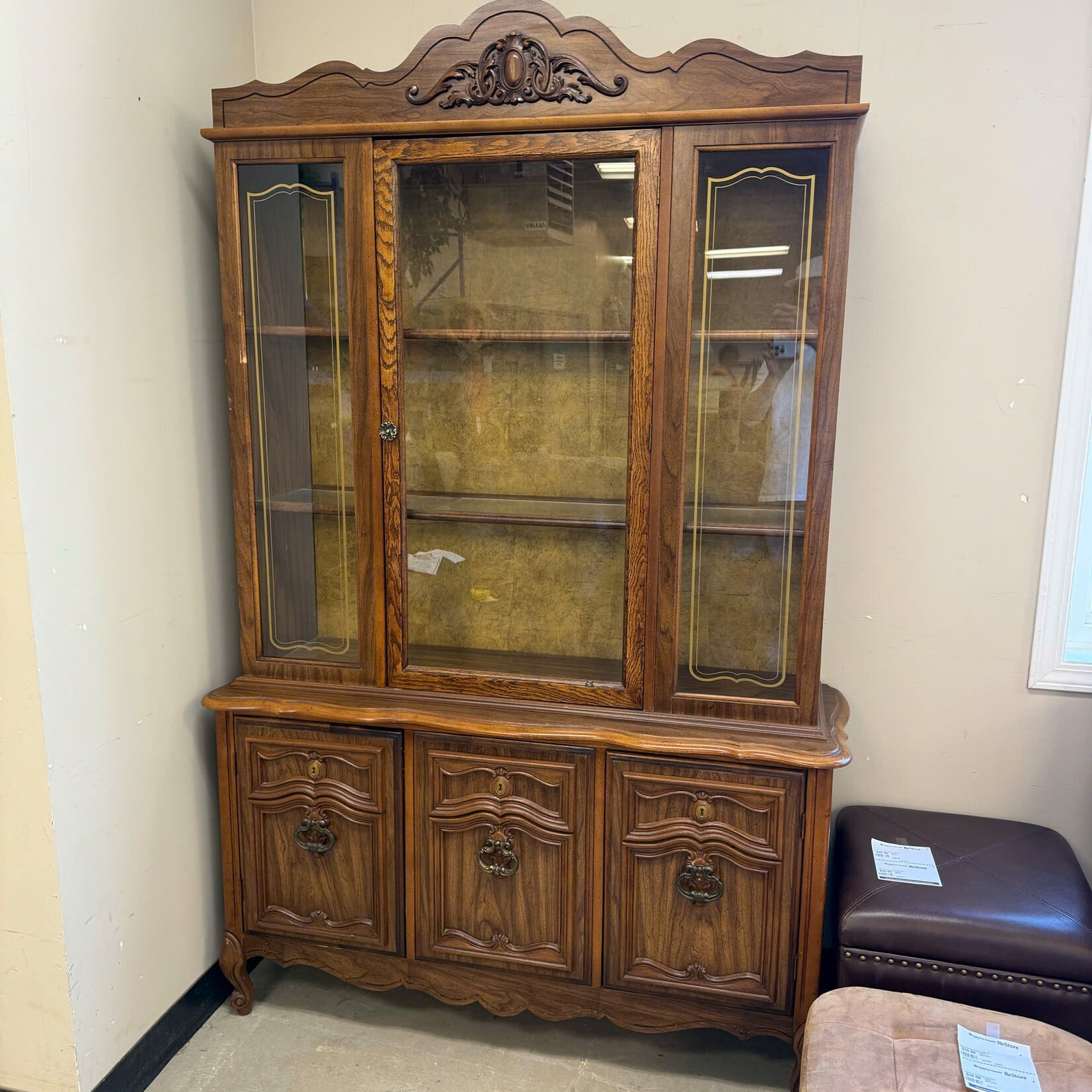 Wooden China Cabinet