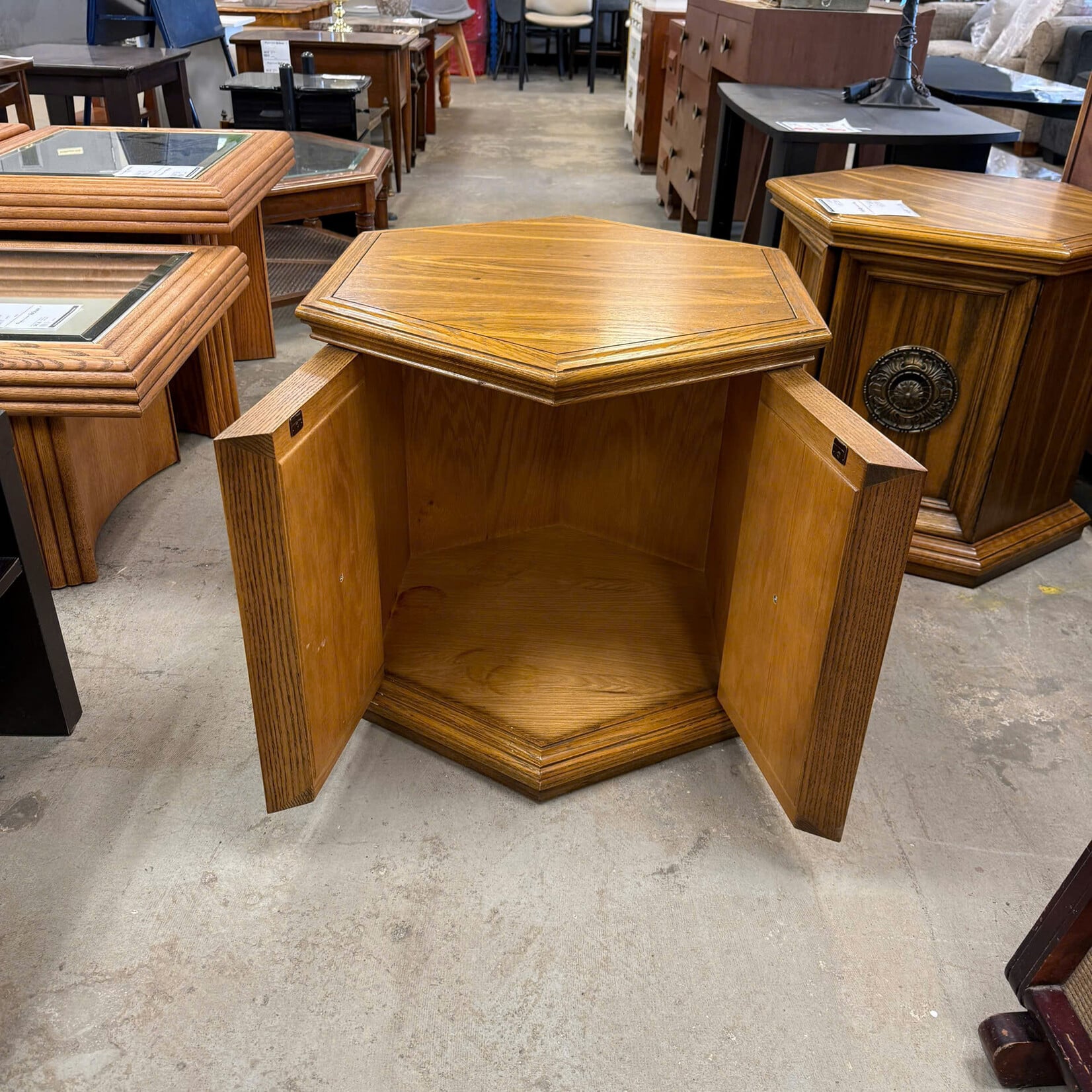 Hexagonal End Table