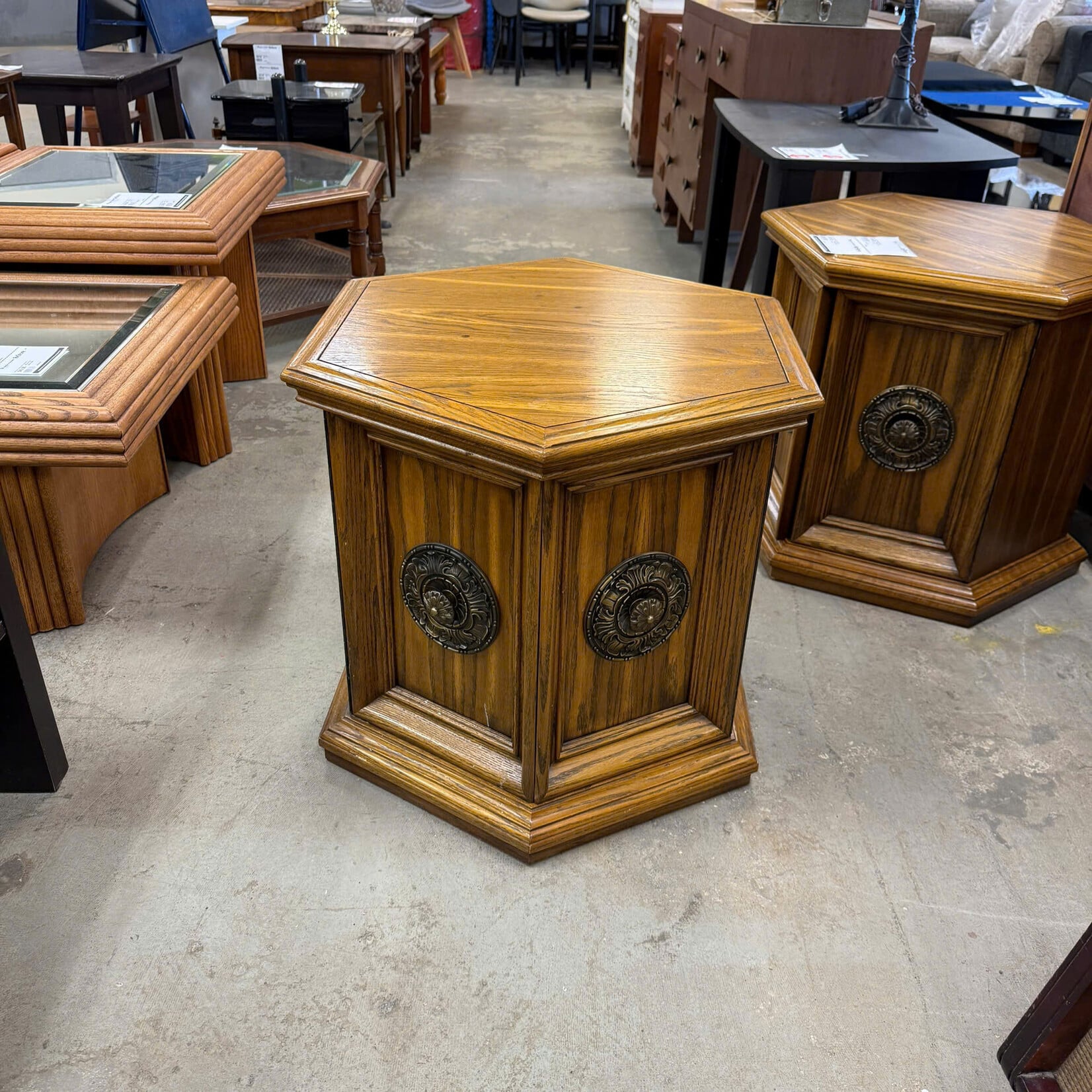 Hexagonal End Table