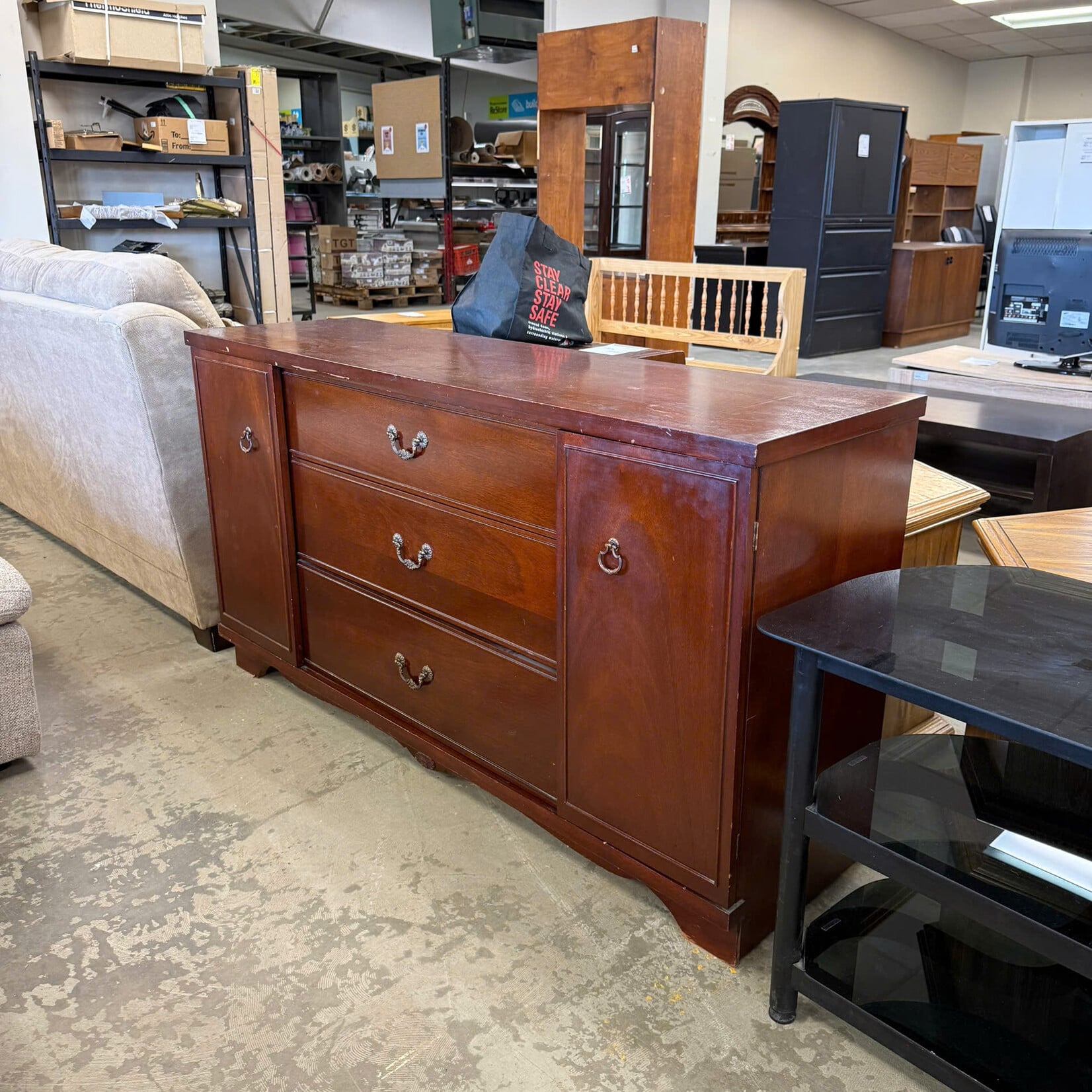 3Drawer 2 Door Dresser