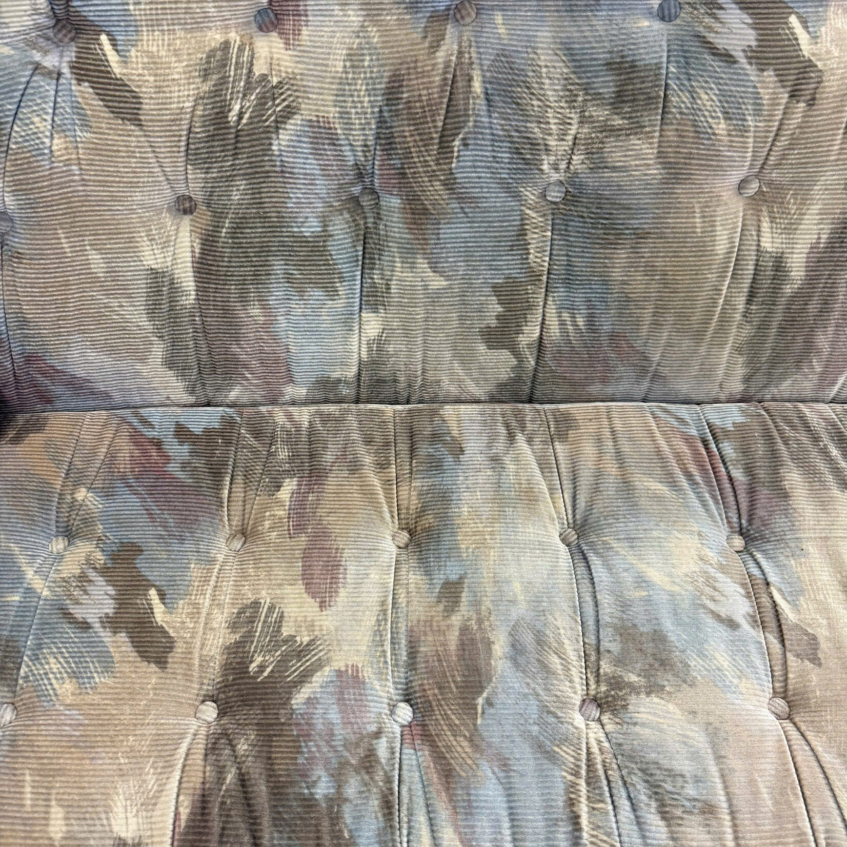 Highback 70s Multicolor Couch