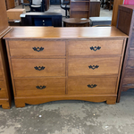 6 Drawer Wooden Dresser
