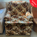 Floral Brown Chair