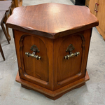 Wooden Storage End Table