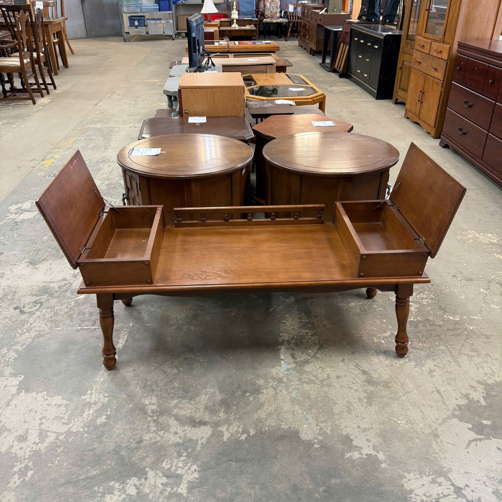 Side Storage Coffee-End Table