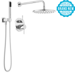 Delta Round Shower Kit-Faucet
