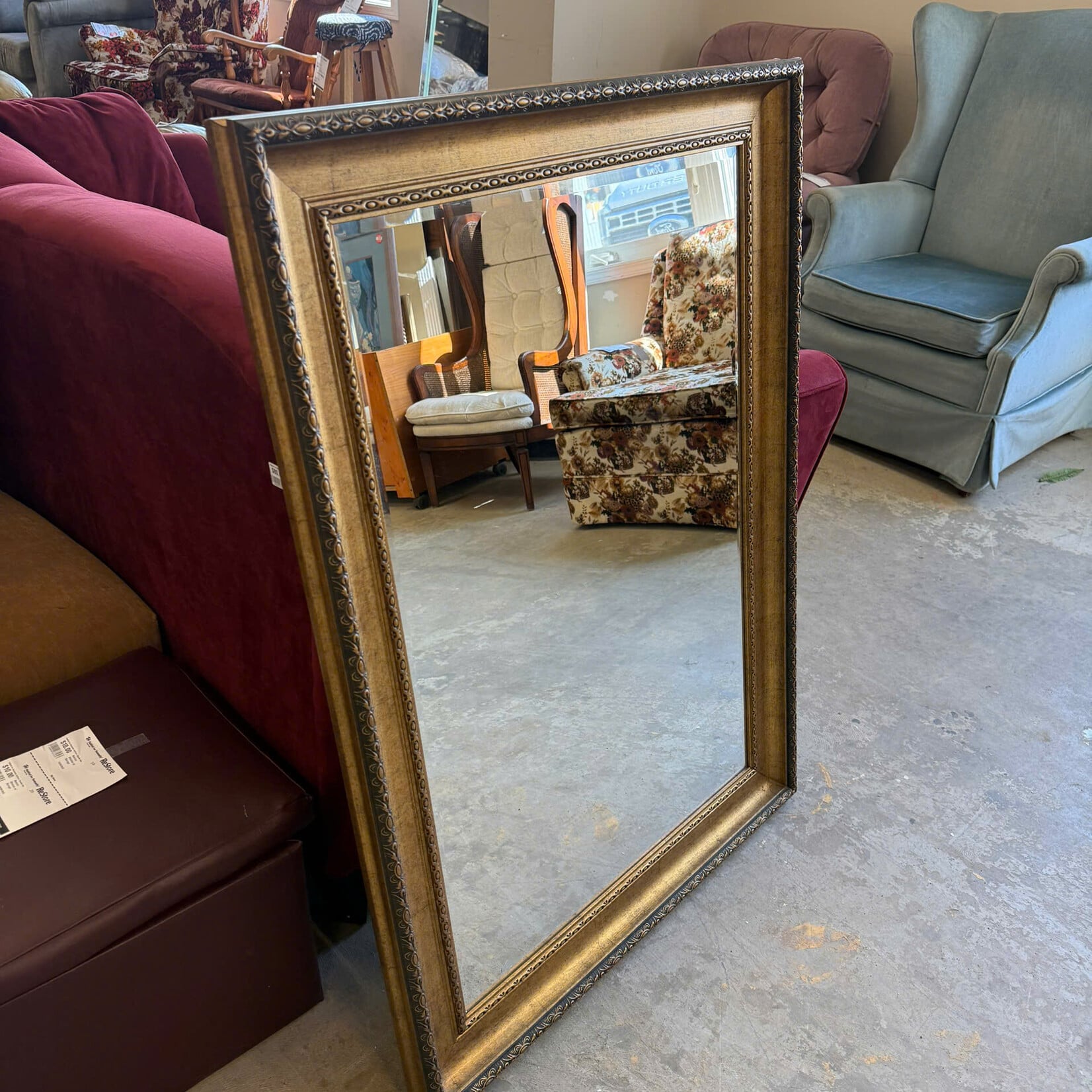 Gold Frame Mirror
