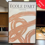 Ecole D'Art Wall Decor