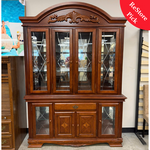 Nice Glass 2 Piece China Cabinet