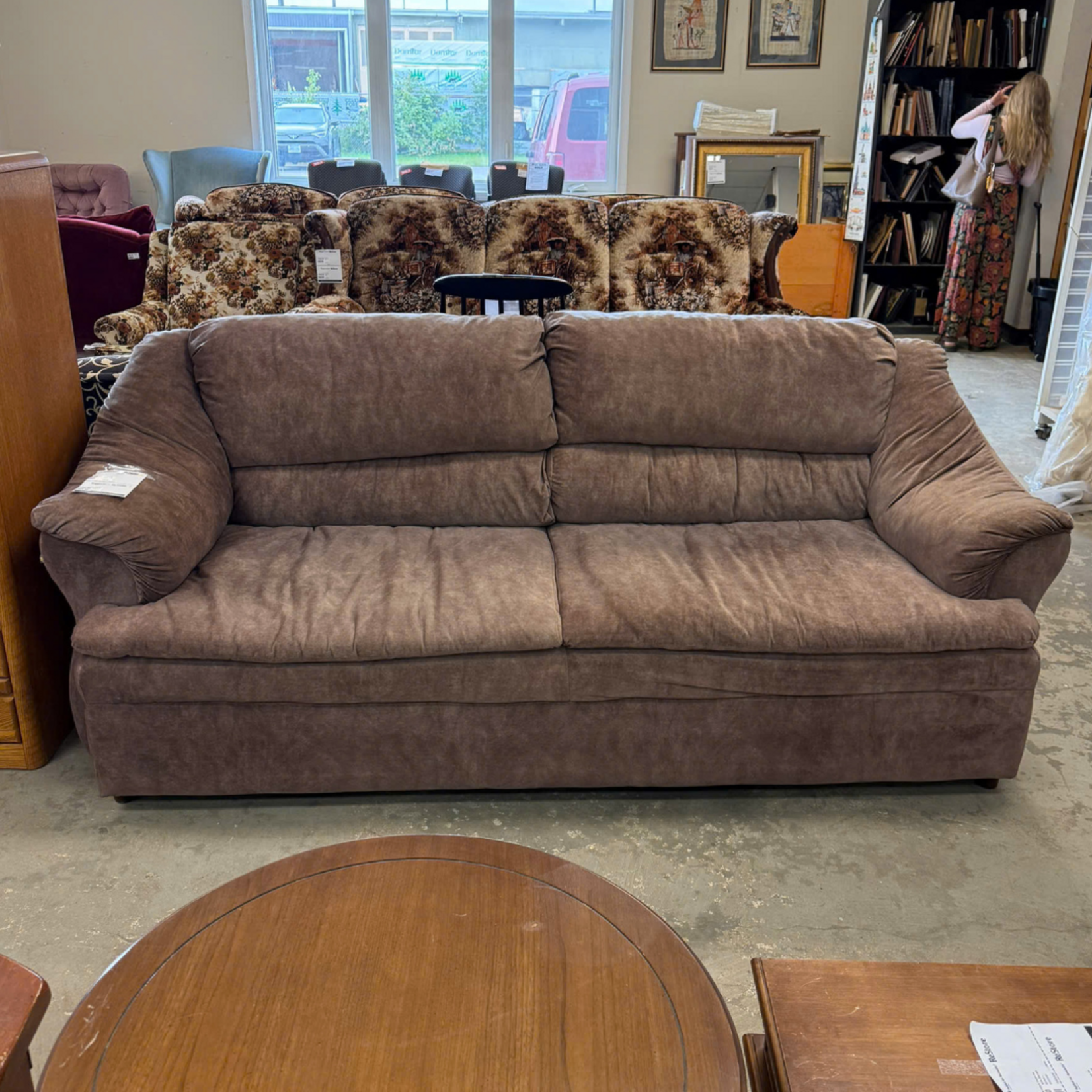 Plush Brown Couch