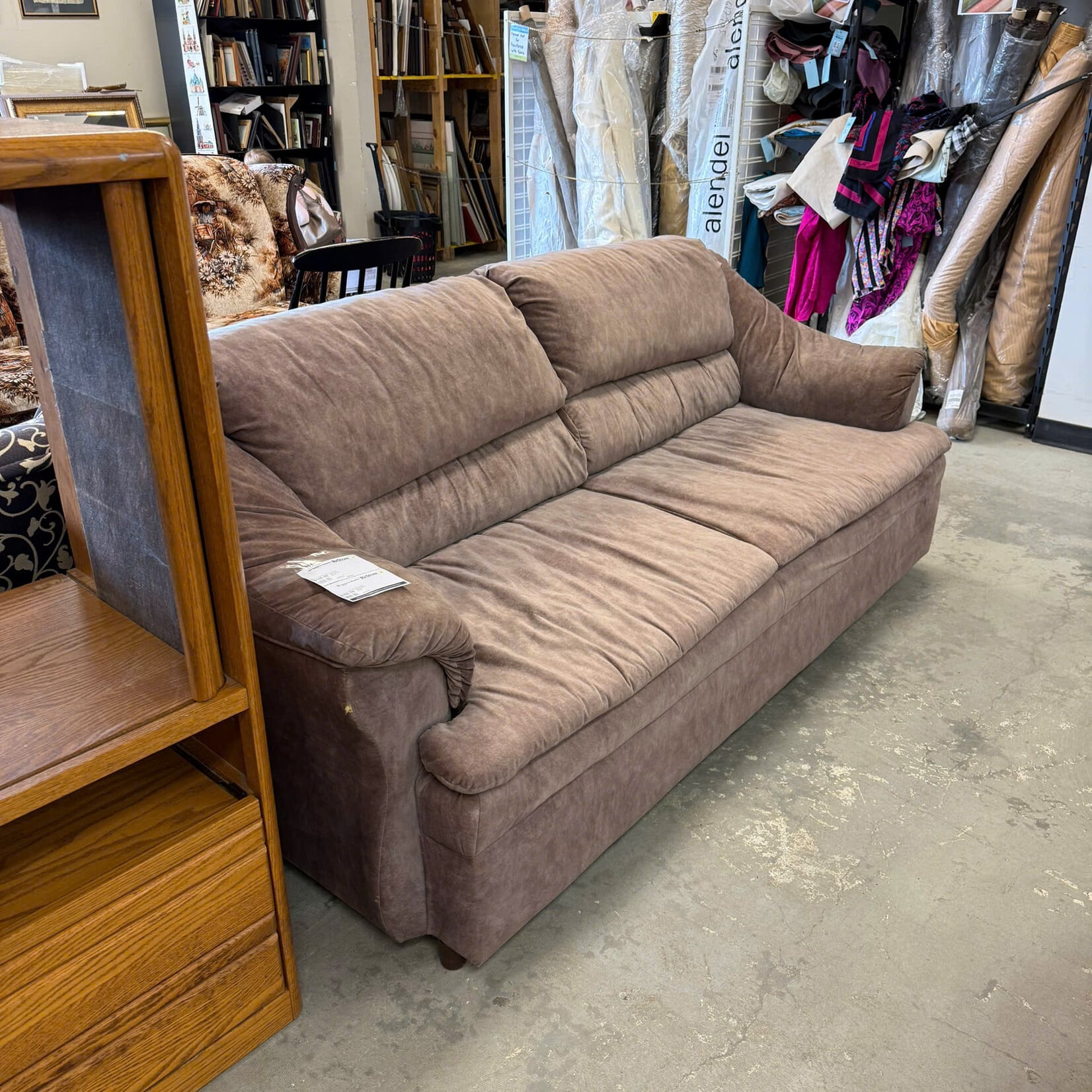 Plush Brown Couch