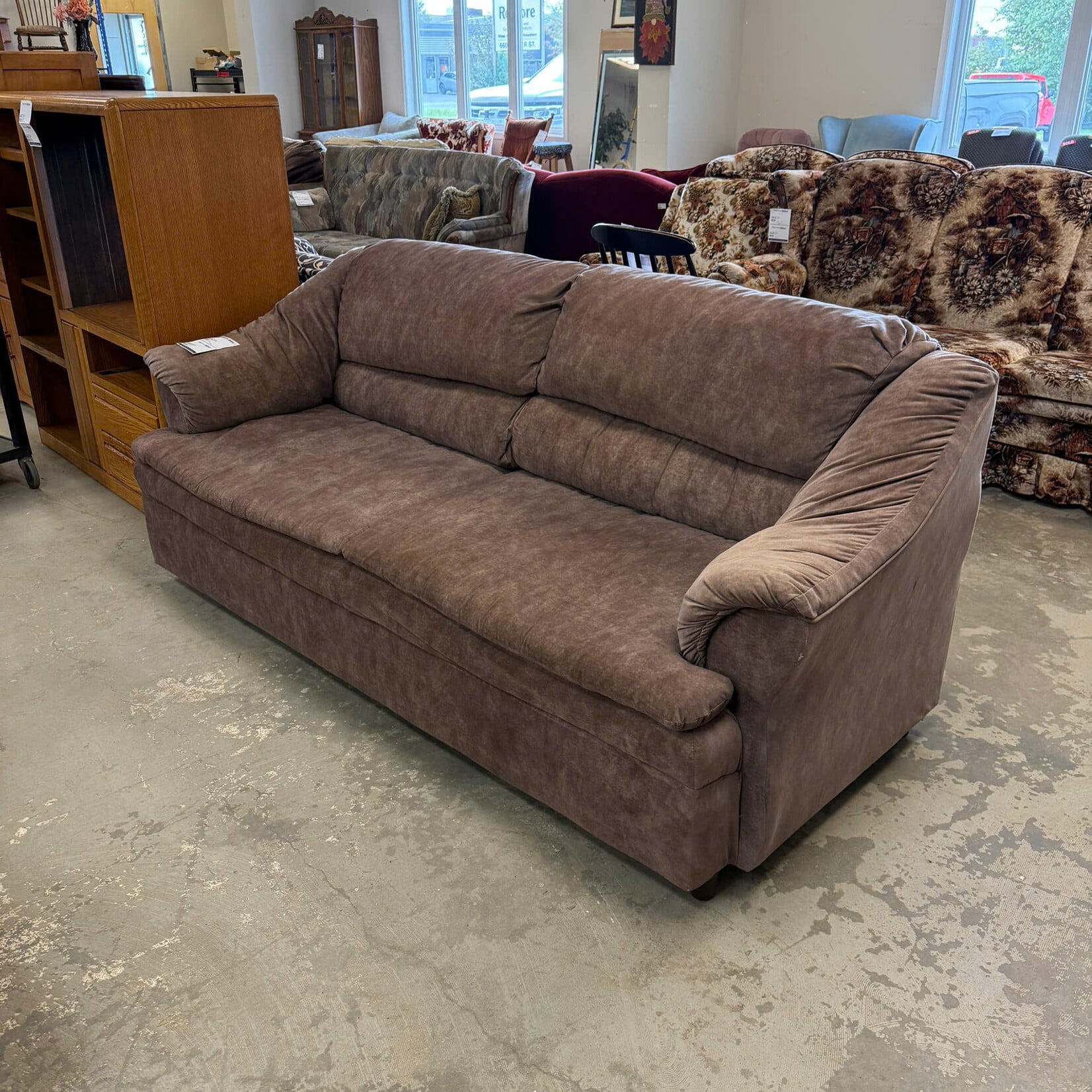 Plush Brown Couch