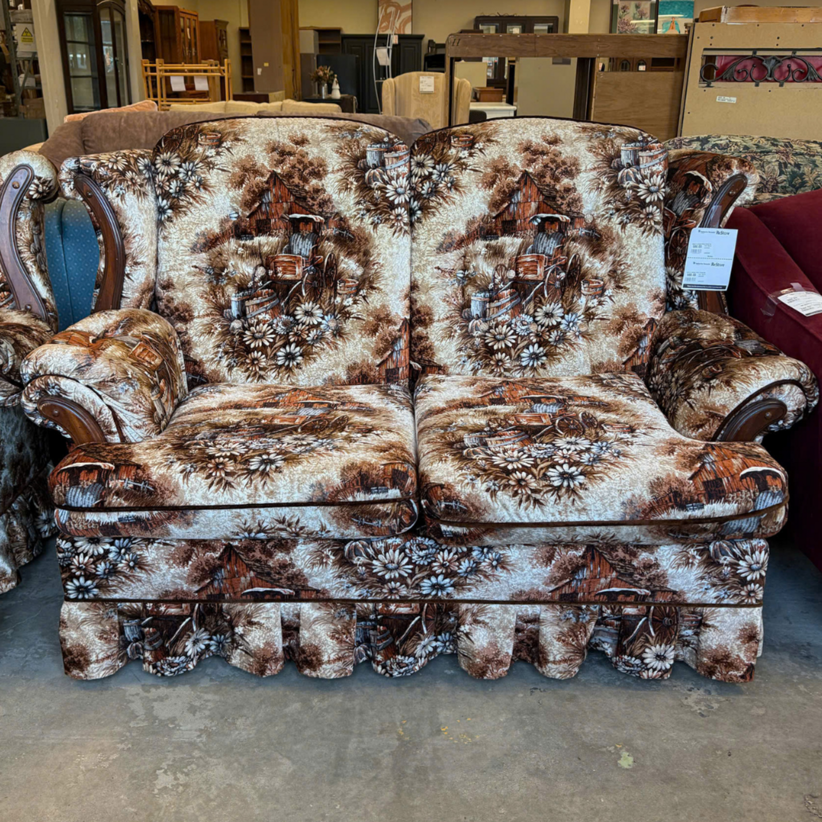 Farm Scene Loveseat