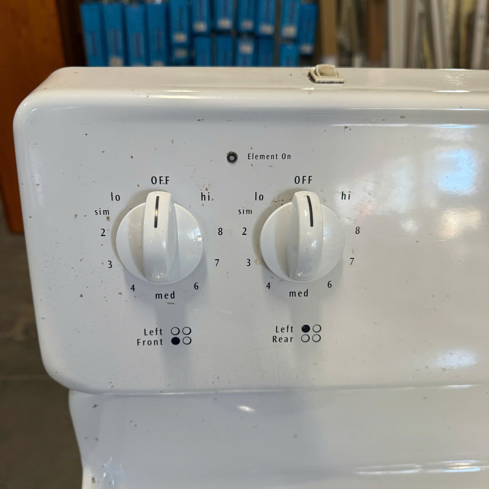 White Frigidaire Stove Tested