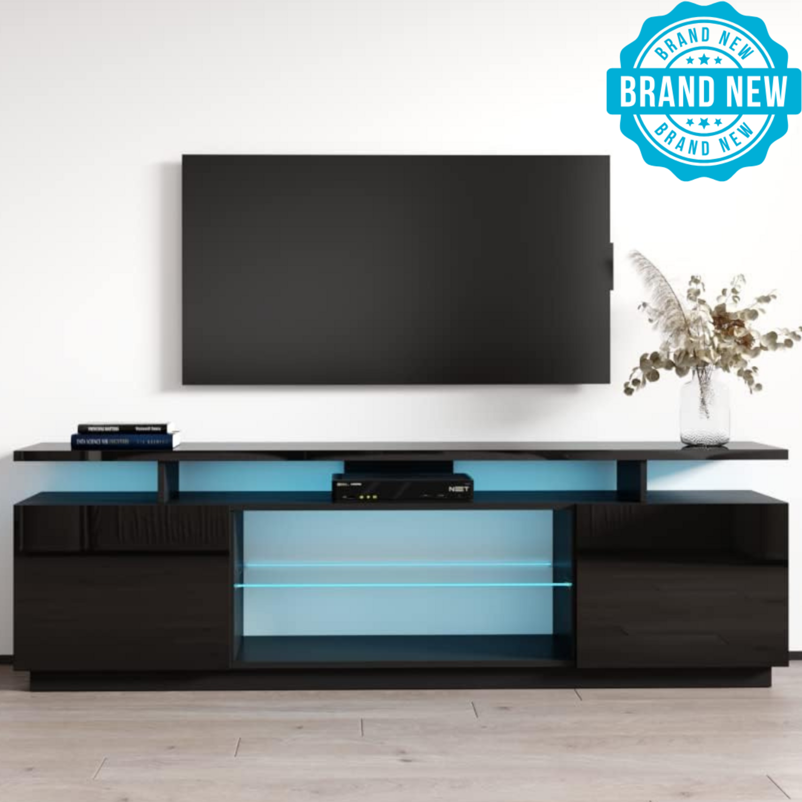 Black TV Stand IN BOX