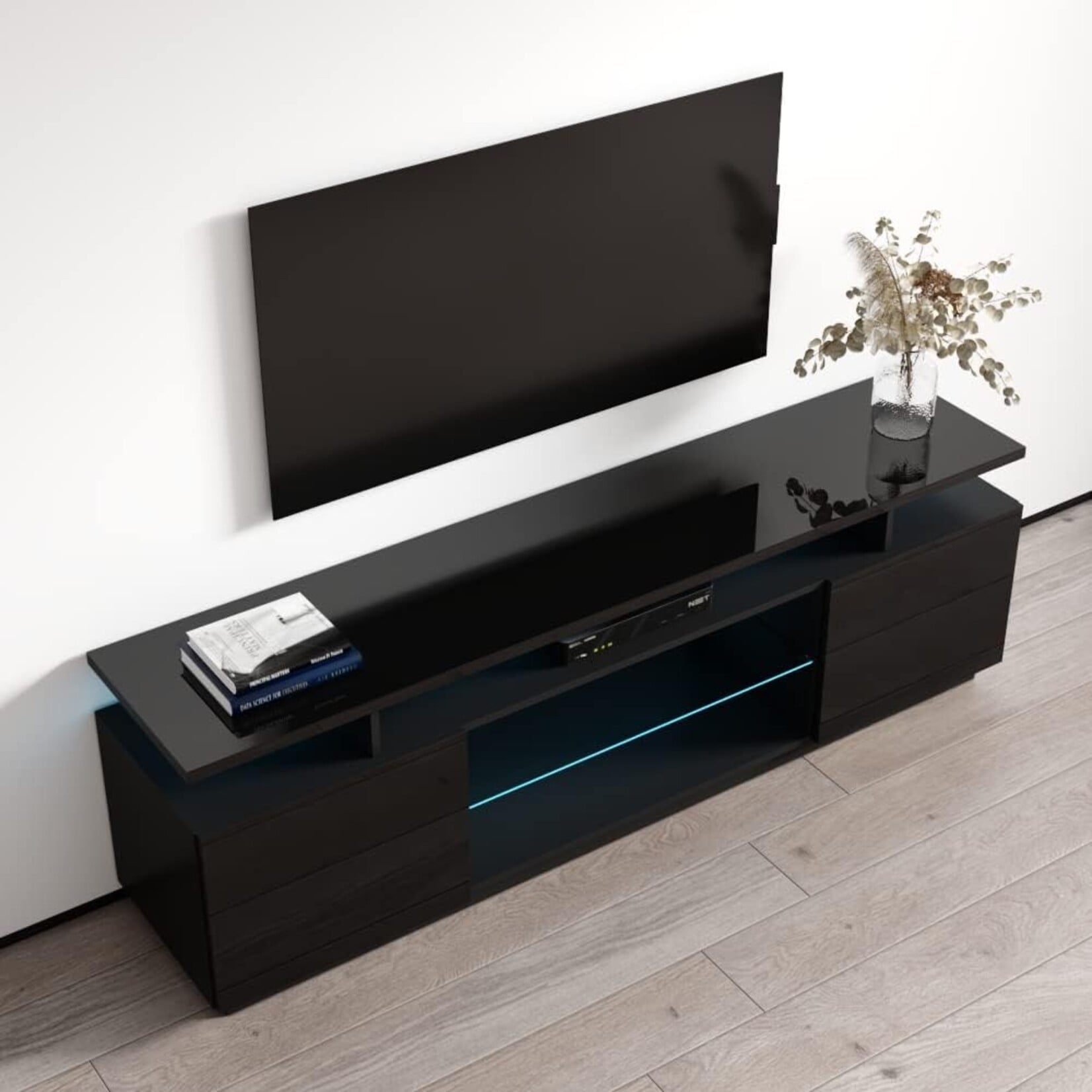 Black TV Stand IN BOX