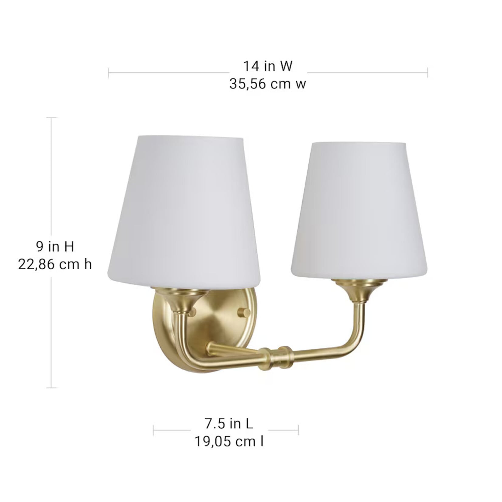 Gold Vanity Light