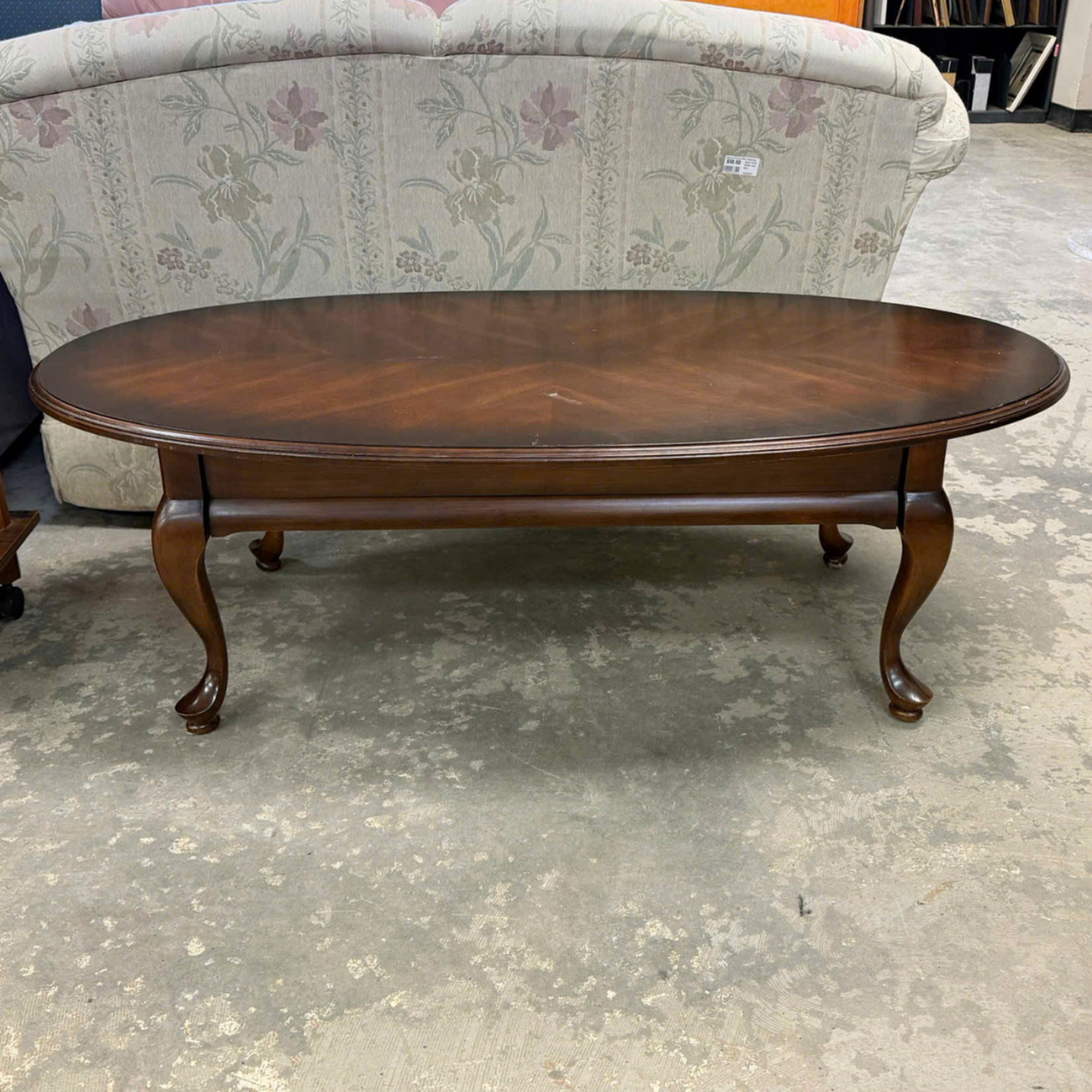 Oval Shaped Coffee Table