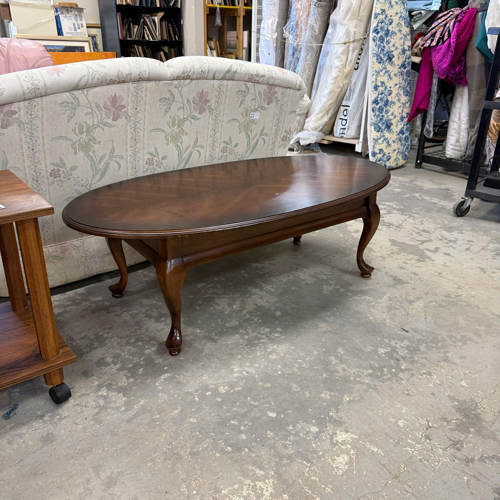 Oval Shaped Coffee Table