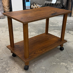 2 Tier Rolling Side Table