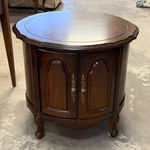 Round Drum End Table