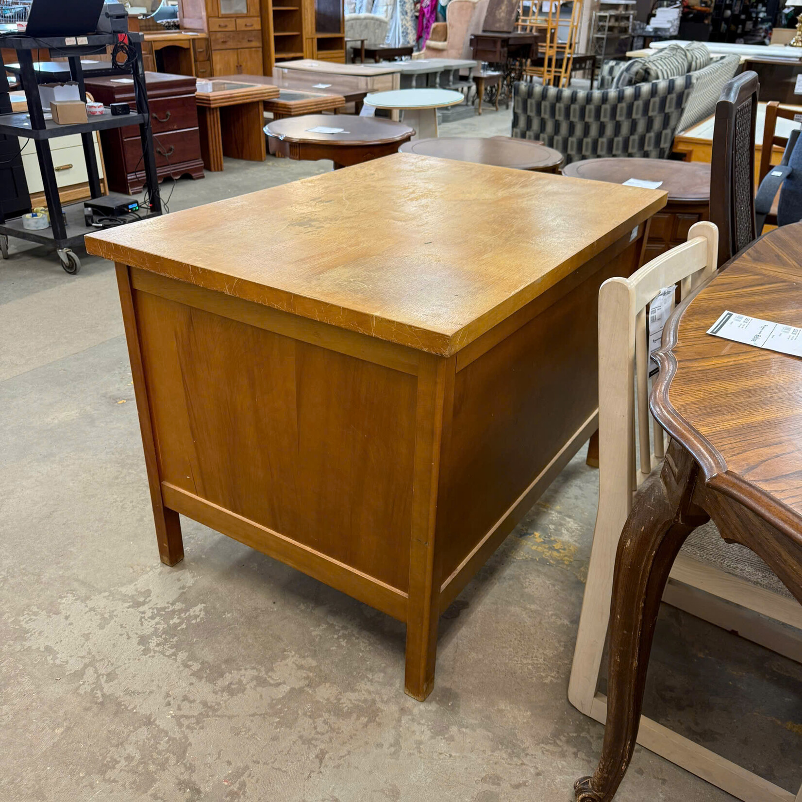 Wooden Table with 3 Drawers