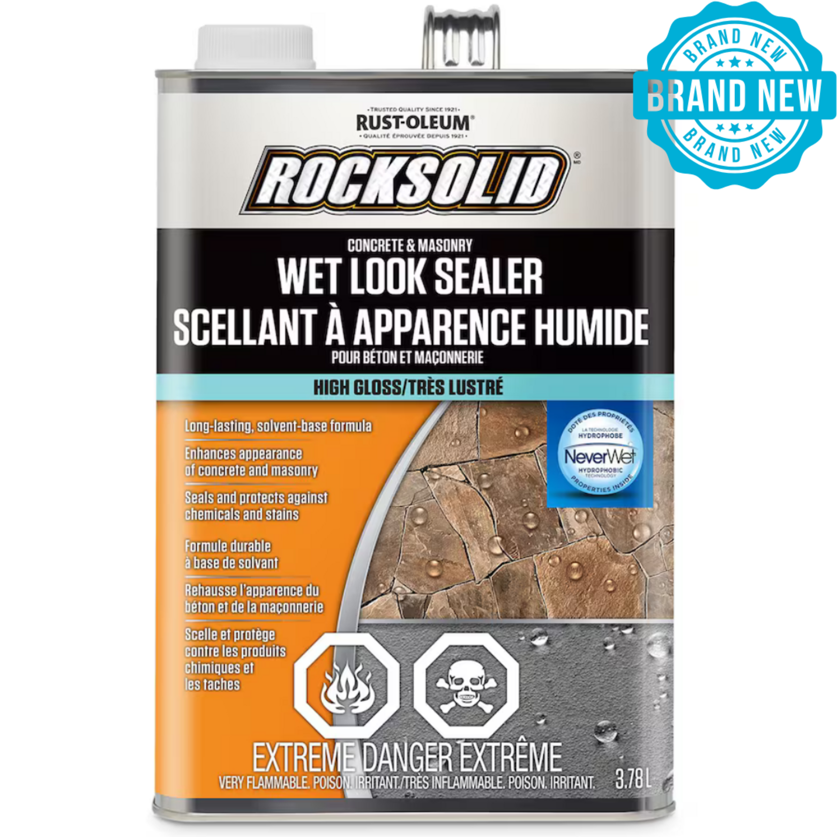 Rocksolid Concrete & Mansaray Sealer (3.78L)