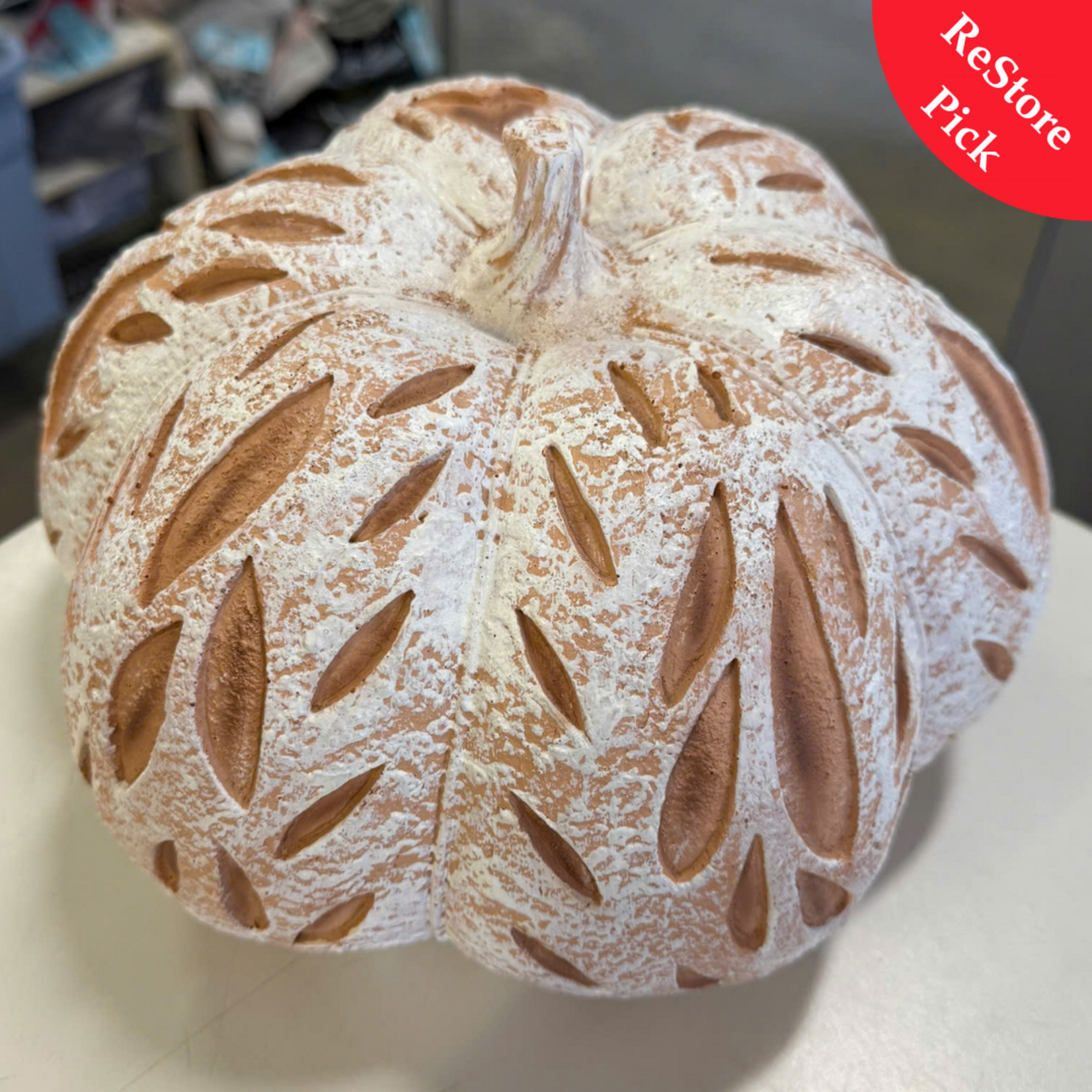 Plaster Pumpkin