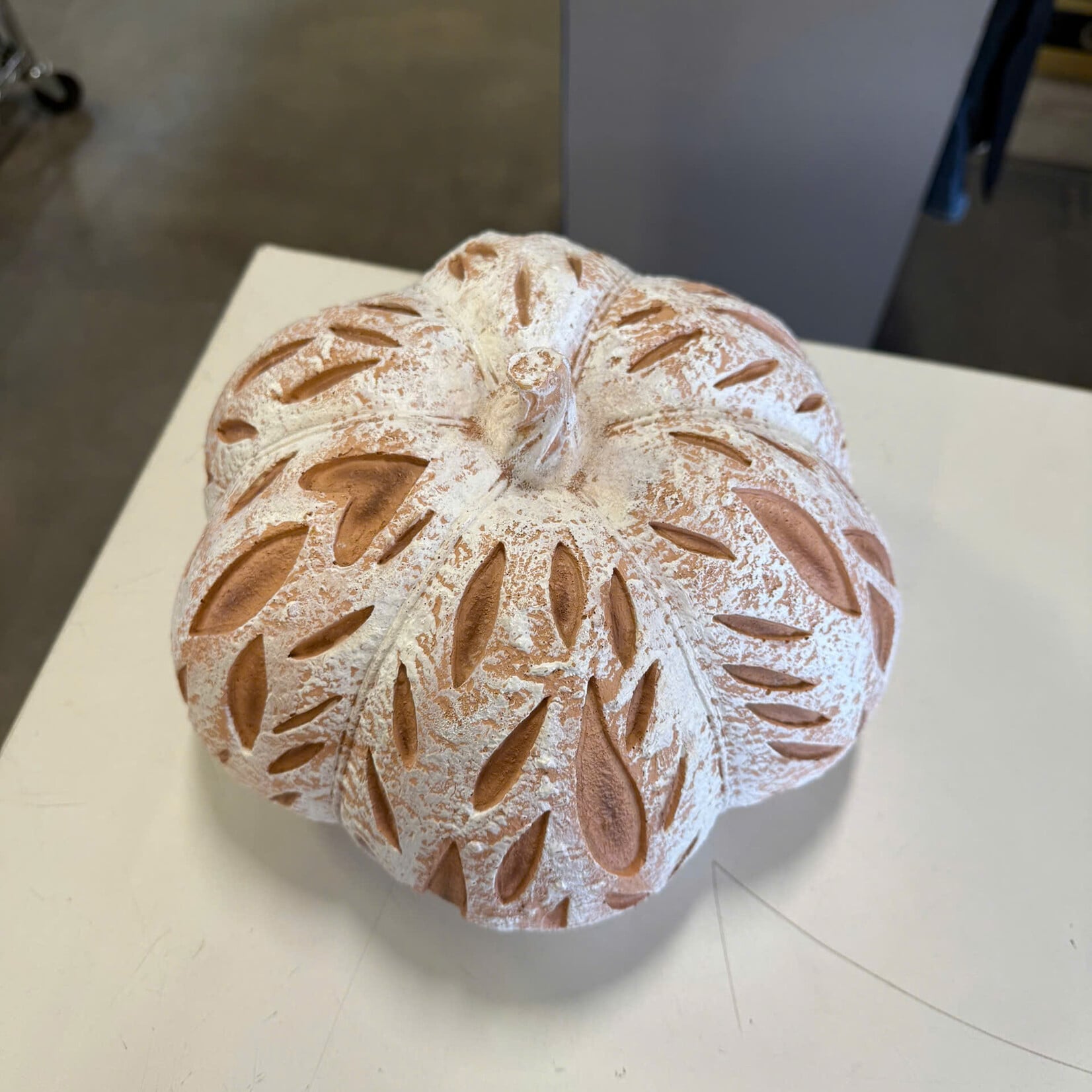 Plaster Pumpkin