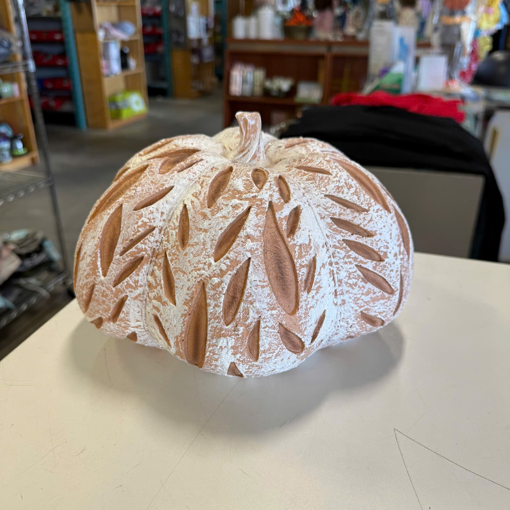 Plaster Pumpkin
