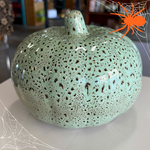 Green Ceramic Pumpkin